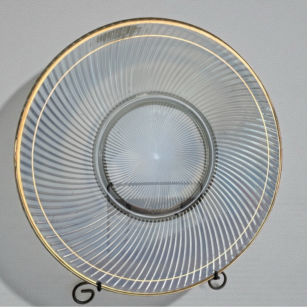 Federal Glass sandwich plate, Diana pattern, depression glass
